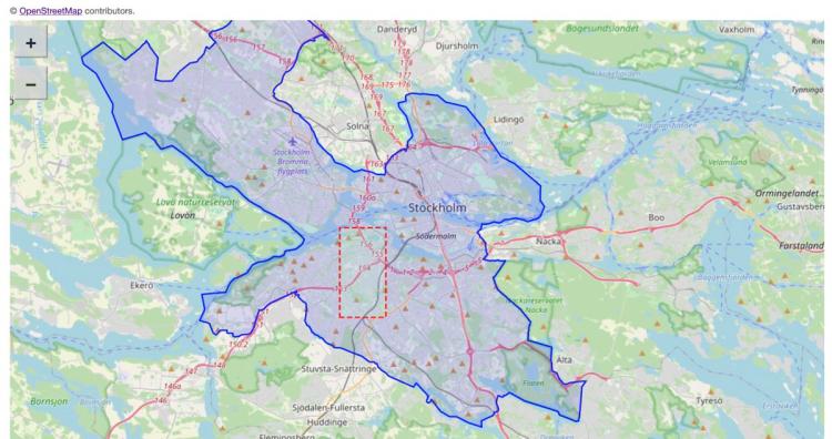 Police events with maps and open data